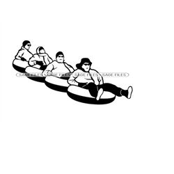 snow tubing 2 svg, winter svg, snow tubing clipart, snow tubing files for cricut, snow tubing cut files for silhouette,