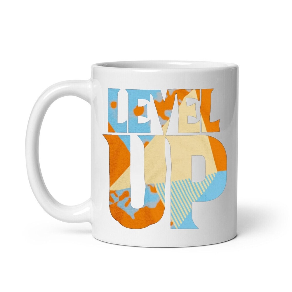 Level Up Mug, Ceramic Mug, Coffee Mug - 1.jpg