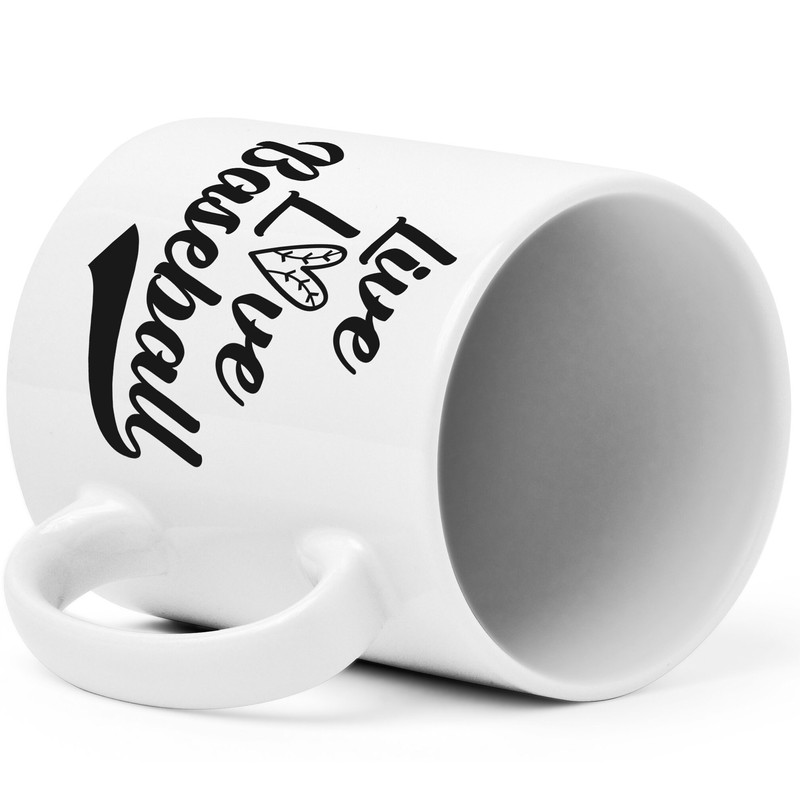 Live Love Baseball Mug, Baseball Mug, Baseball Gifts, Fun Coffee Cups, Baseball Fan, Gifts for Dad, Baseball Themed, Baseball Throw - 5.jpg