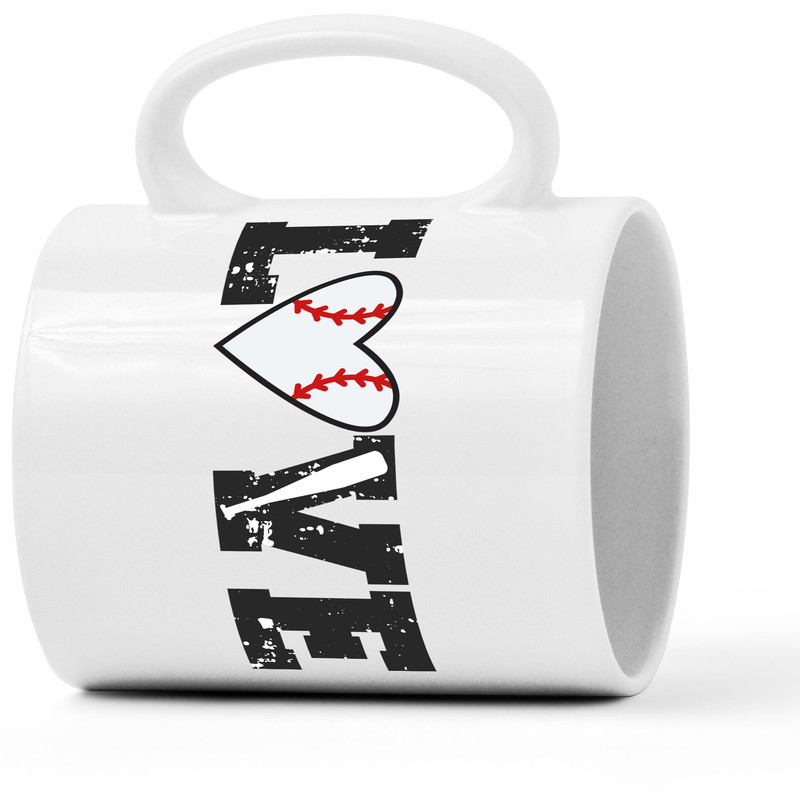 Love Baseball Mug, Baseball Mug, Baseball Gifts, Fun Coffee Cups, Baseball Fan, Gifts for Dad, Baseball Themed, Baseball Throw - 4.jpg