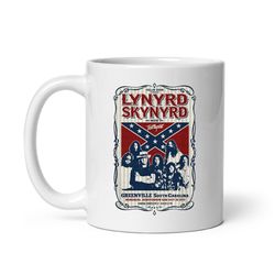 lynyrd skynyrd mug, music mug, rock mug