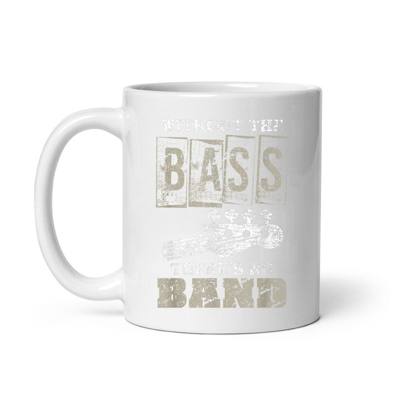 Music Lover Gift Idea, Bass Player Bass Guitar Mug, Ceramic Mug, Music Mug - 1.jpg