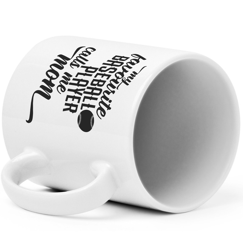 My Favourite Baseball Player Calls Me Mom Mug, Baseball Mug, Baseball Gifts, Fun Coffee Cups, Baseball Fan, Gifts for Dad, Baseball Themed - 5.jpg