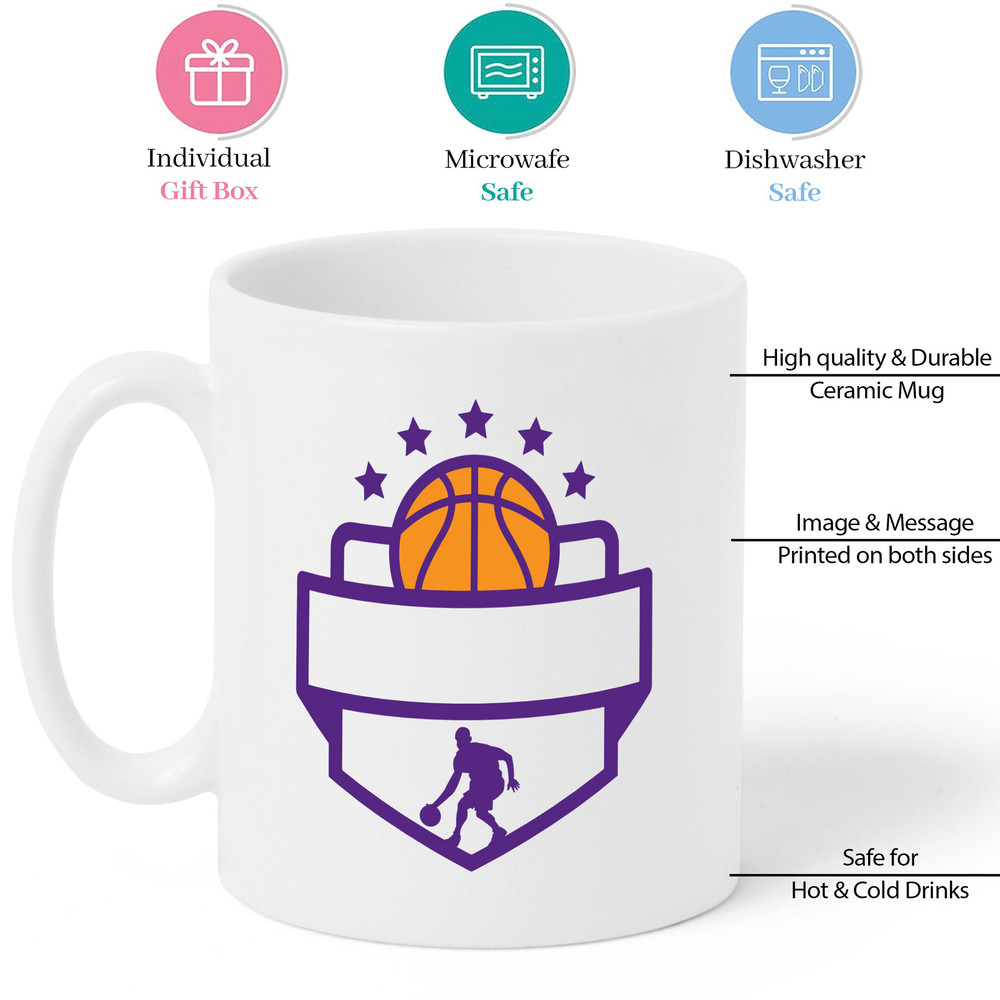 Purple basket ball player Mug, Funny Basketball Gifts for Men, Him, Husband, Boyfriend, Dad, Basketball Player Gifts, Playing Basketball - 6.jpg