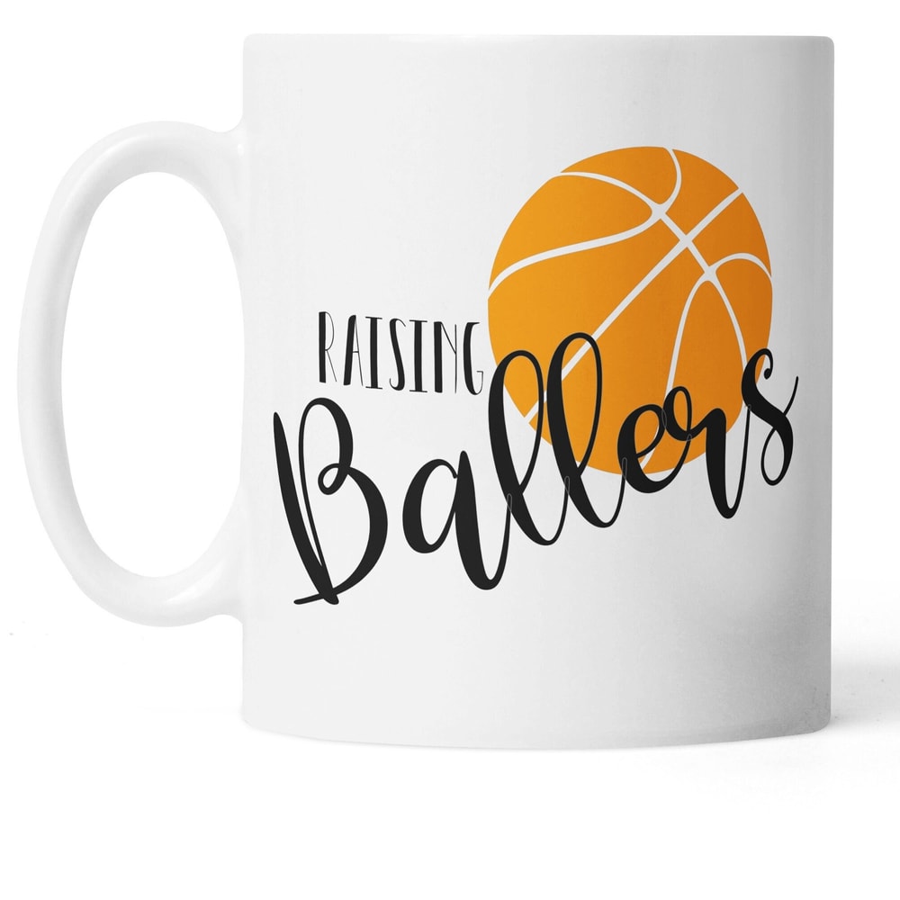 Raising ballers Mug 2, Funny Basketball Gifts for Men, Him, Husband, Boyfriend, Dad, Basketball Player Gifts, Playing Basketball - 1.jpg