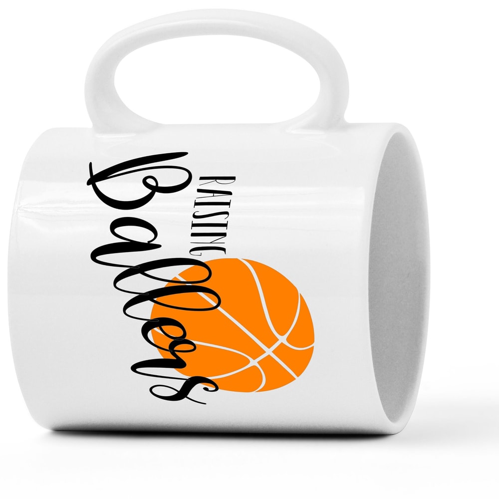 Raising ballers Mug 2, Funny Basketball Gifts for Men, Him, Husband, Boyfriend, Dad, Basketball Player Gifts, Playing Basketball - 3.jpg