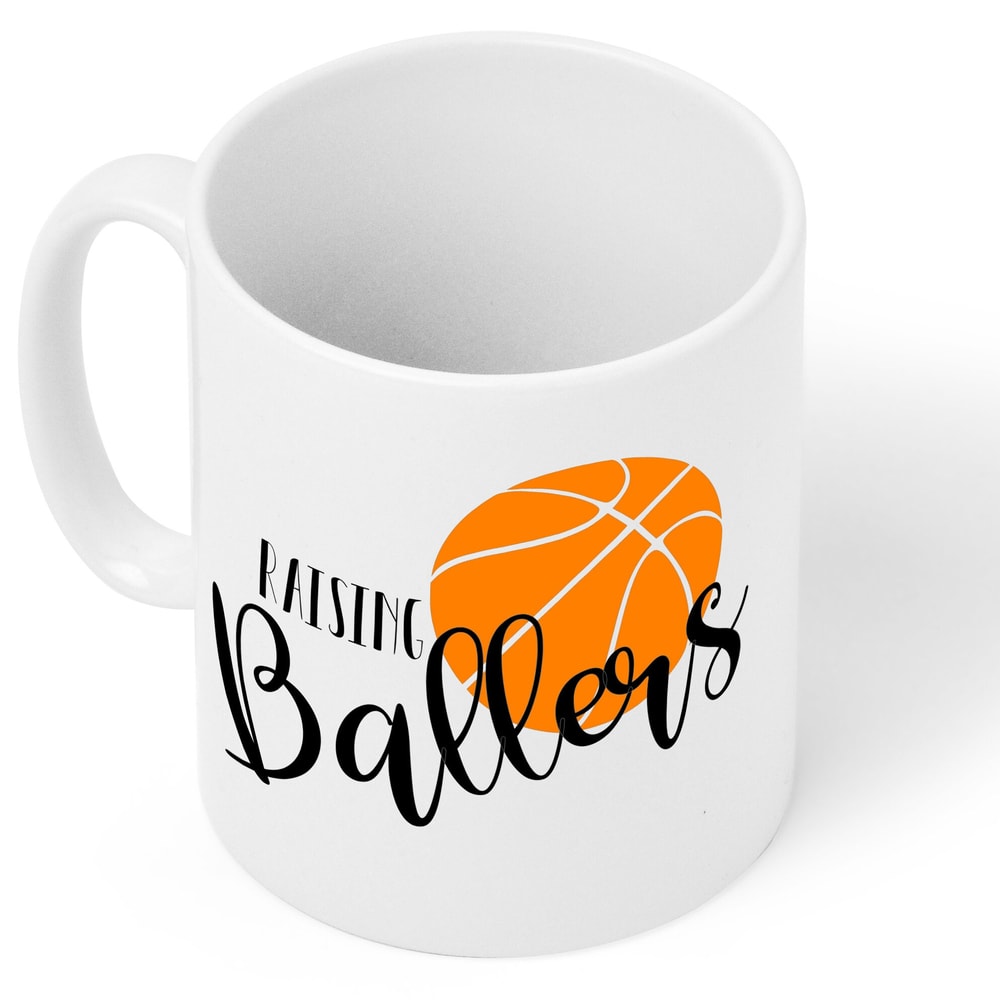 Raising ballers Mug 2, Funny Basketball Gifts for Men, Him, Husband, Boyfriend, Dad, Basketball Player Gifts, Playing Basketball - 4.jpg