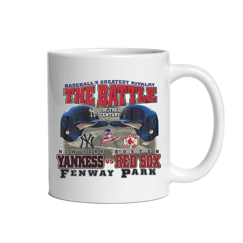 Red Sox Yankees Mug, Baseball Mug, Funny Baseball Gifts for Men, Him, Husband, Boyfriend, Dad, Baseball Player Gifts, Playing Baseball - 2.jpg