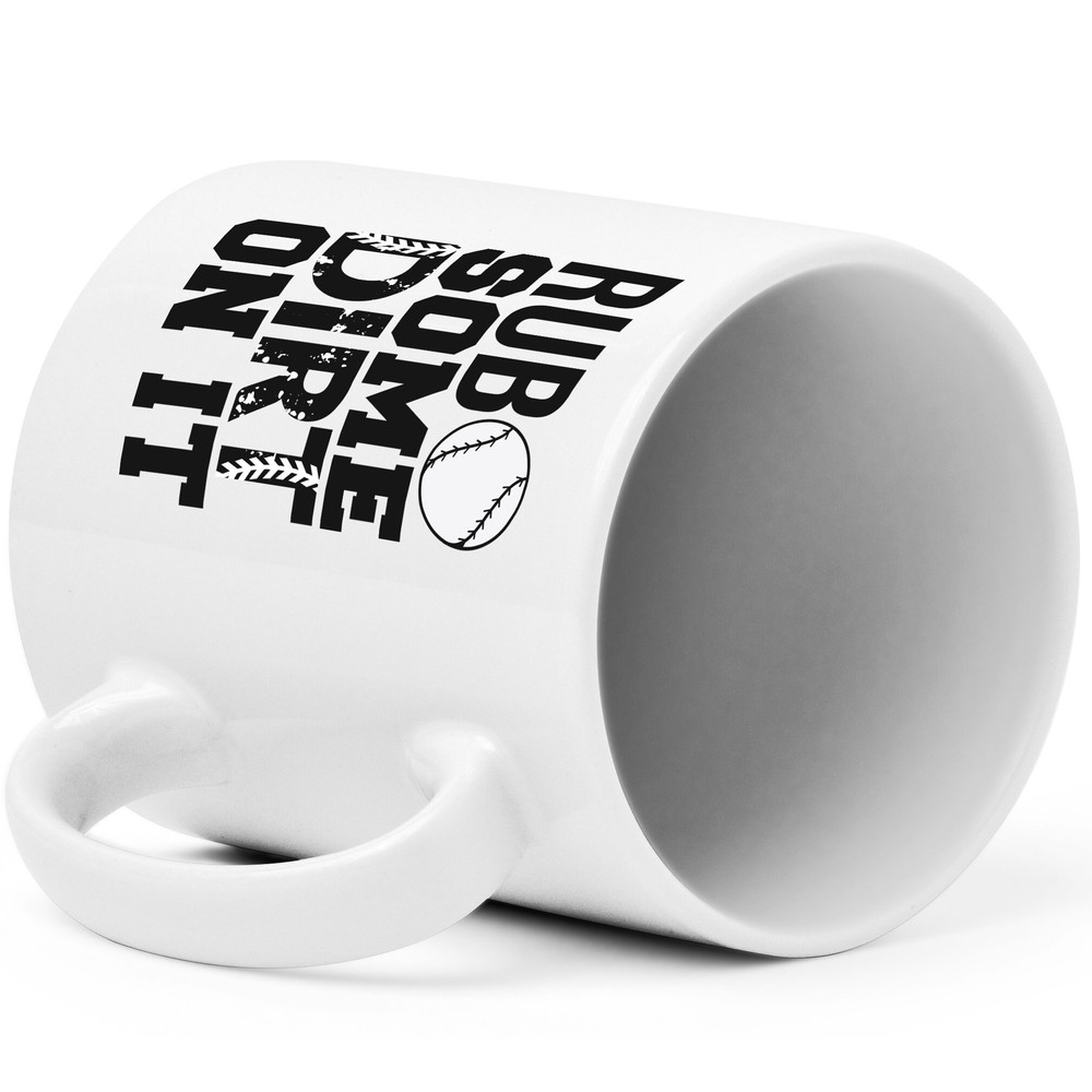 Rub Some Dirt On It MUg, Baseball Mug, Baseball Gifts, Fun Coffee Cups, Baseball Fan, Gifts for Dad, Baseball Themed, Baseball Throw - 6.jpg