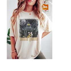 comfort colors retro the haunted mansion shirt, disneyland the haunted mansion shirt, retro halloween tshirt, disneyland