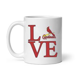 st. louis cardinals mug, team baseball mug, baseball mug