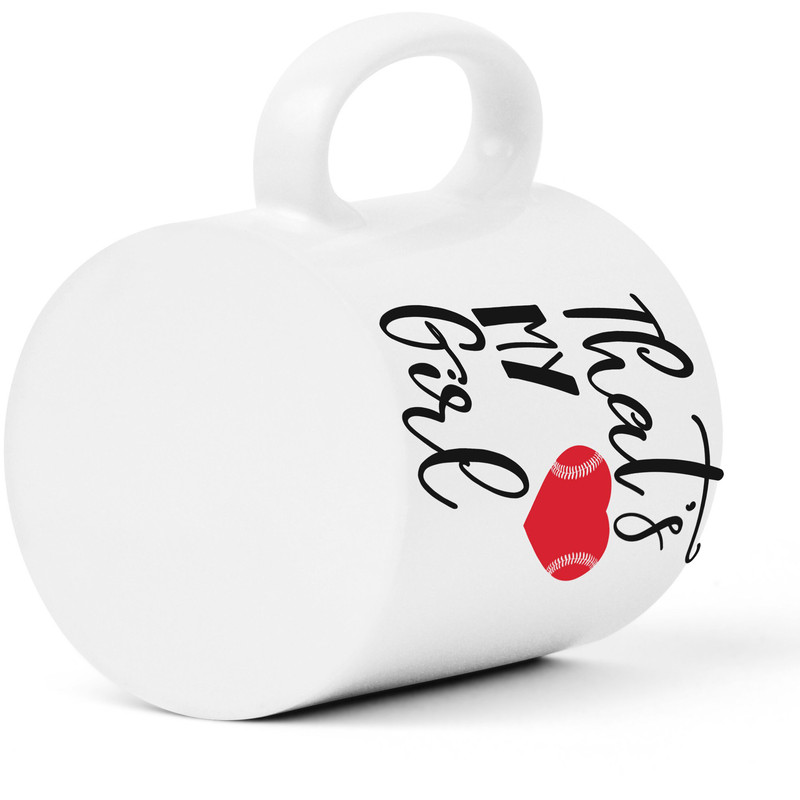 That's My Girl Mug, Baseball Mug, Baseball Gifts, Fun Coffee Cups, Baseball Fan, Gifts for Dad, Baseball Themed, Baseball Throw - 5.jpg