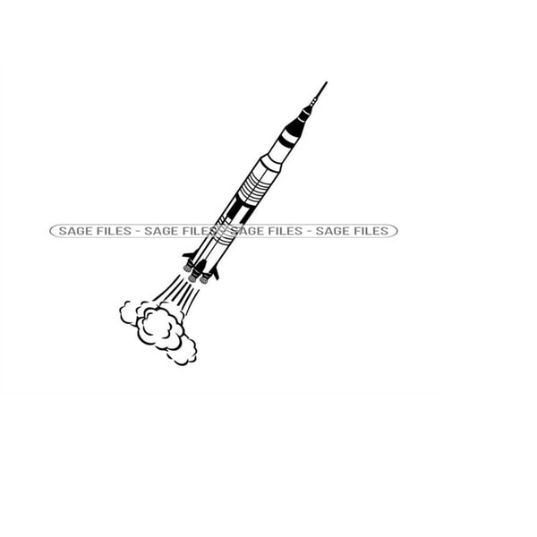 Rocket Launch 2 SVG, Rocket Svg, Rocketship Svg, Space Ship - Inspire ...