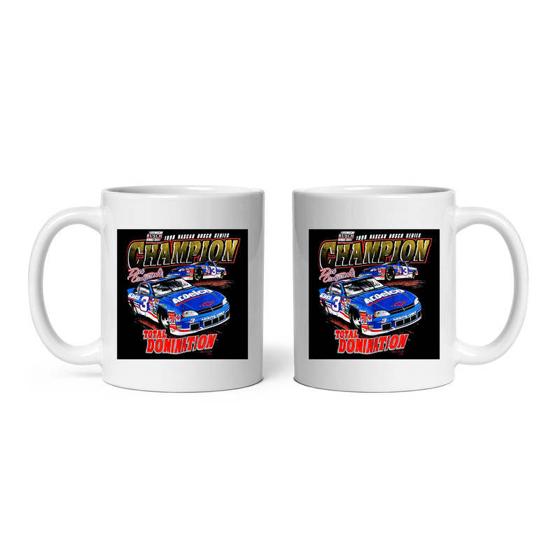 Vintage Dale Earnhardt Mug 10, Car Mug, Racing Car Mug - 3.jpg