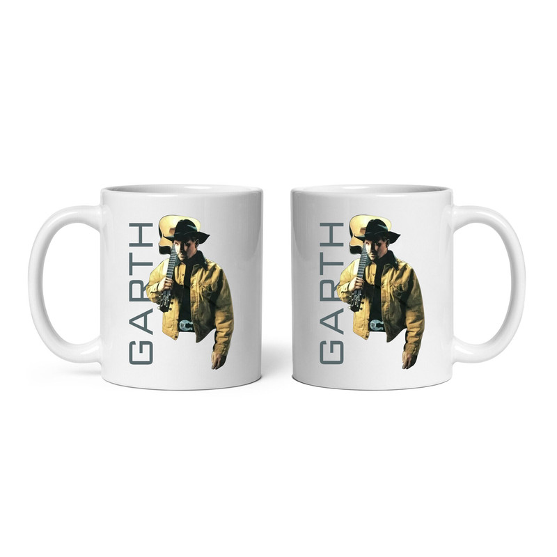Vintage Garth Brooks Mug, Country Music Mug, Ceramic Mug, Coffee Mug - 3.jpg