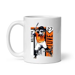 vintage houston astros mug, jose altuve mug,baseball mug