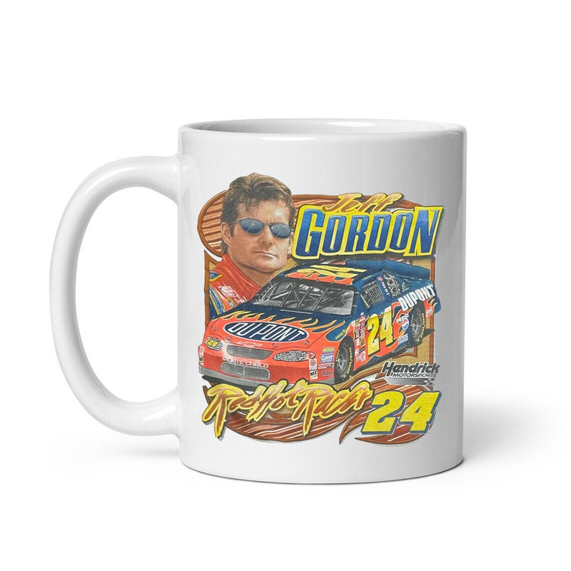 Vintage Jeff Gordon Mug, Car Mug, Racing Car Mug - 1.jpg