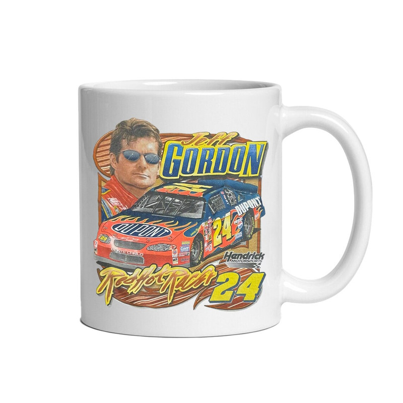 Vintage Jeff Gordon Mug, Car Mug, Racing Car Mug - 2.jpg