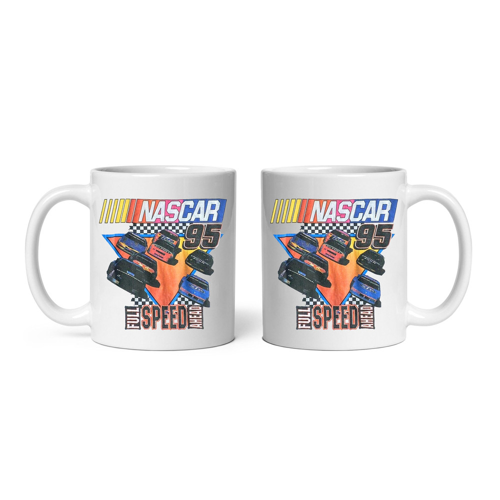 Vintage Nascar 95 Mug, Car Mug, Racing Car Mug - 3.jpg