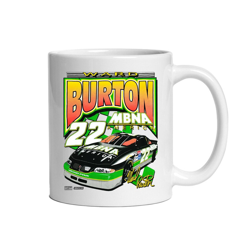 Vintage Ward Burton Mug, Car Mug, Racing Car Mug - 2.jpg
