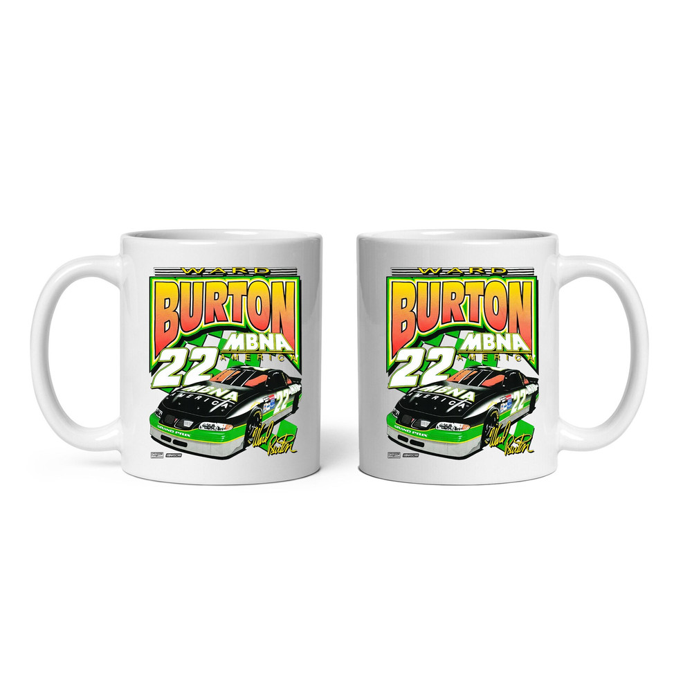 Vintage Ward Burton Mug, Car Mug, Racing Car Mug - 3.jpg