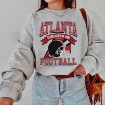 atlanta crewneck sweatshirt, atlanta football sweatshirt, vintage style atlanta football shirt, atlanta t-shirt, sunday