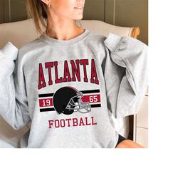 Atlanta Crewneck Sweatshirt, Atlanta Football Sweatshirt, Vintage Style Atlanta Football shirt, Atlanta T-Shirt, Sunday