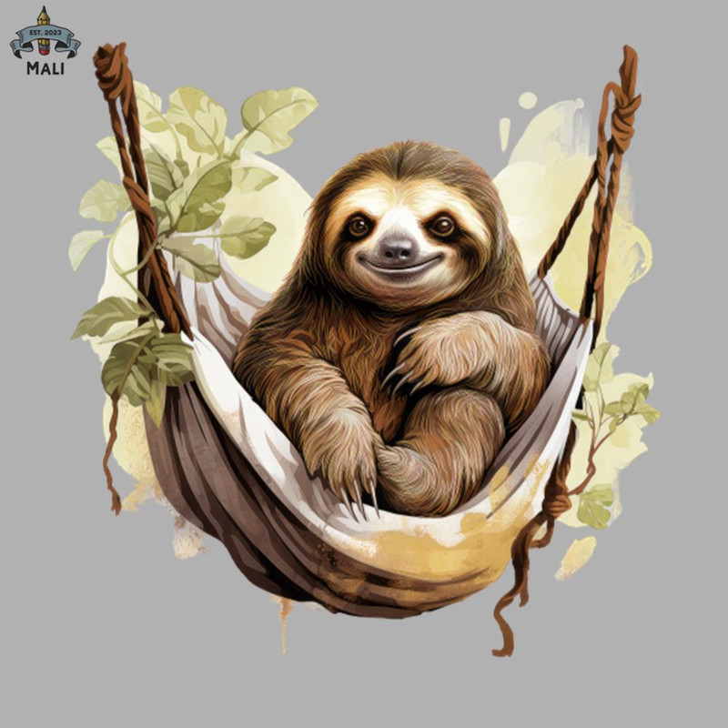 ML0908225-Cute Sloth in a Hammock Sublimation PNG Download.jpg