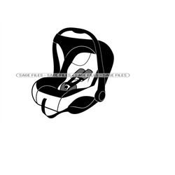 Baby Car Seat Svg, Car Seat SVG, Baby Seat Clipart, Baby Seat Files for Cricut, Baby Sea Cut Files For Silhouette, Png,