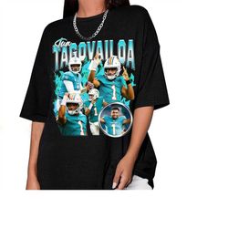 Tua Tagovailoa Shirt Vintage Inspired 90's Football Unisex Shirt, Limited TUA TAGOVAILOA T-Shirt Player Tua Tagovailoa S