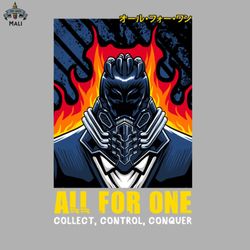 all for one my hero academia sublimation png download