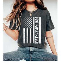best pap pap ever vintage american flag t-shirt, shirt for dad papa t-shirt pop pop gift, fathers day gift, papa, grandp