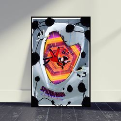 spider-man across the spider-verse movie poster, room decor, home decor, art poster for gift, retro movie poster, movie