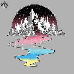 genderflux mountain river lgbt pride flag sublimation png download