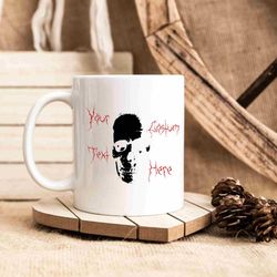 custom halloween mug, spooky season gift, autumn mug