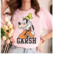 disney garsh goofy t-shirt, goofy portrait tee, a goofy movie shirt, disneyland walt disney's fantasia shirt, disneyland
