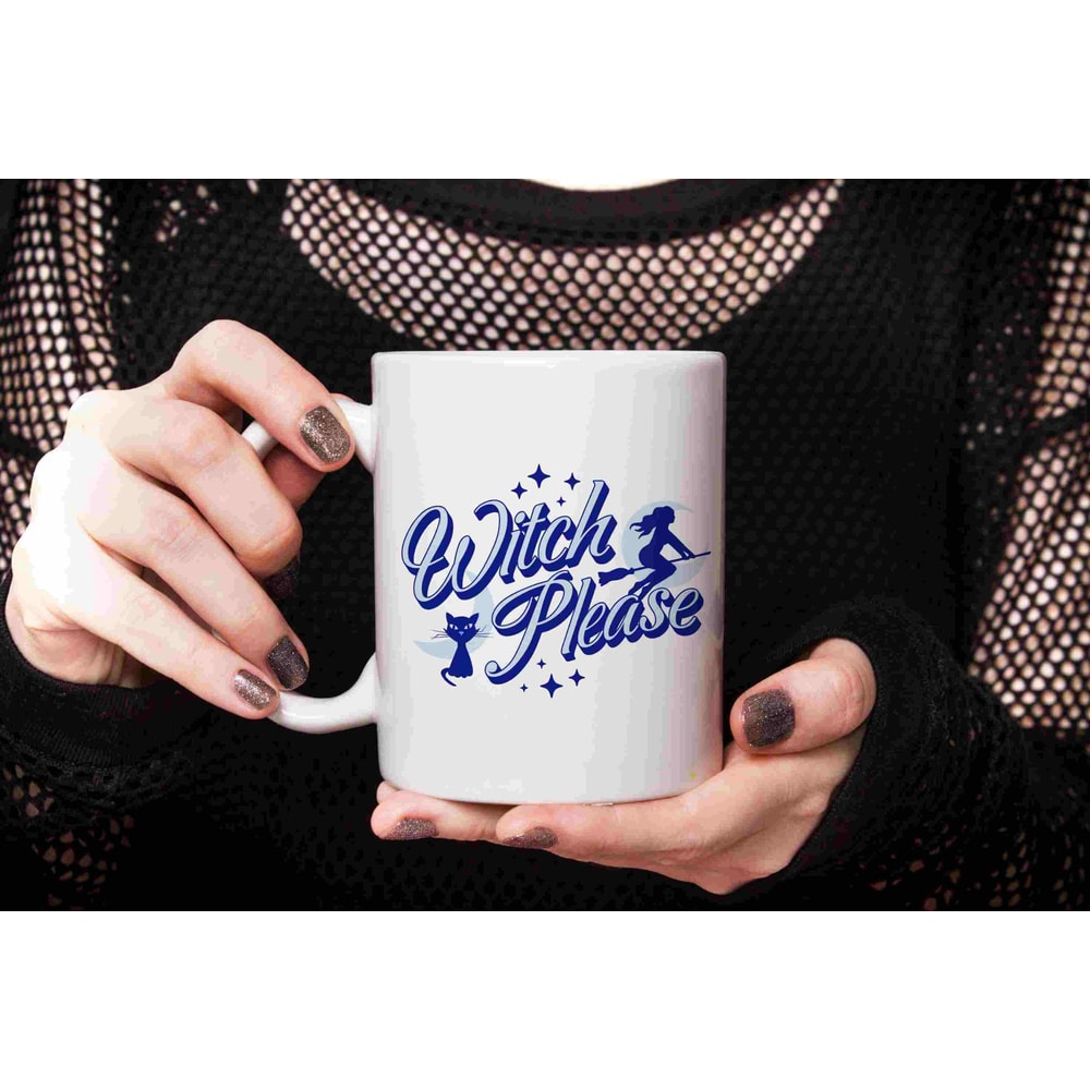 Witch Please Autumn Mug, Halloween Gift, Thanksgiving Present, Fall Vibes, Funny Humerous Saying, Printed Mug, Groovy, Gift For Her - 2.jpg