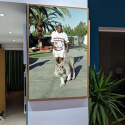 mike tyson tiger poster