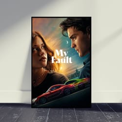 my fault 2023 movie poster wall art, room decor, home decor, art poster for gift, vintage movie poster, movie print