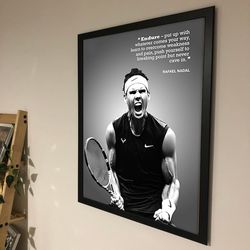 rafael nadal poster, noframed, gift