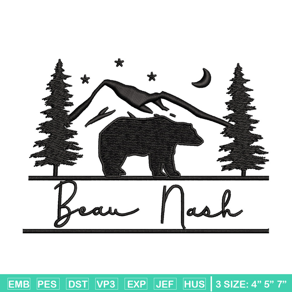 Beau nask embroidery design, Logo embroidery, Embroidery file, Embroidery shirt, Emb design, Digital download.jpg