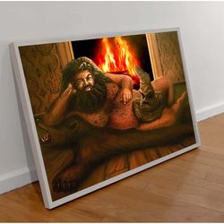 sexy hagrid vintage poster