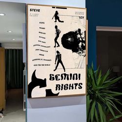 steve lacy gemini rights poster