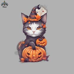Halloween Cat Sublimation PNG Download