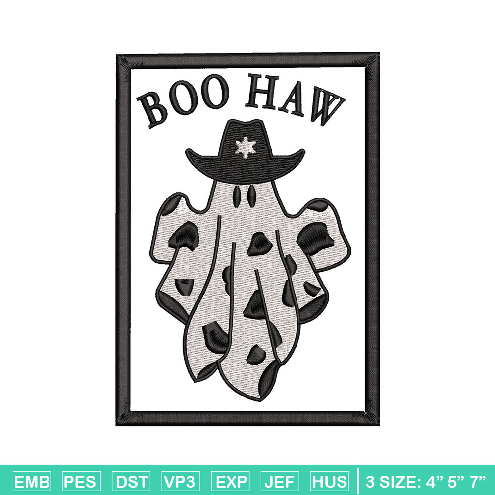 Boo haw embroidery design, Boo halloween embroidery, Embroidery file, Embroidery shirt, Emb design, Digital download.jpg