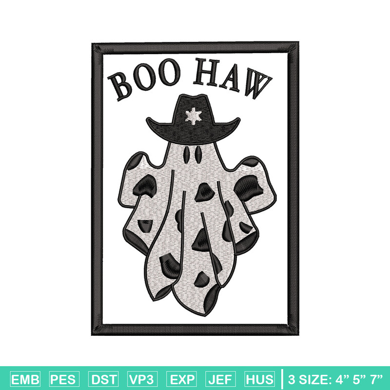 Boo haw embroidery design, Boo halloween embroidery, Embroidery file, Embroidery shirt, Emb design, Digital download.jpg
