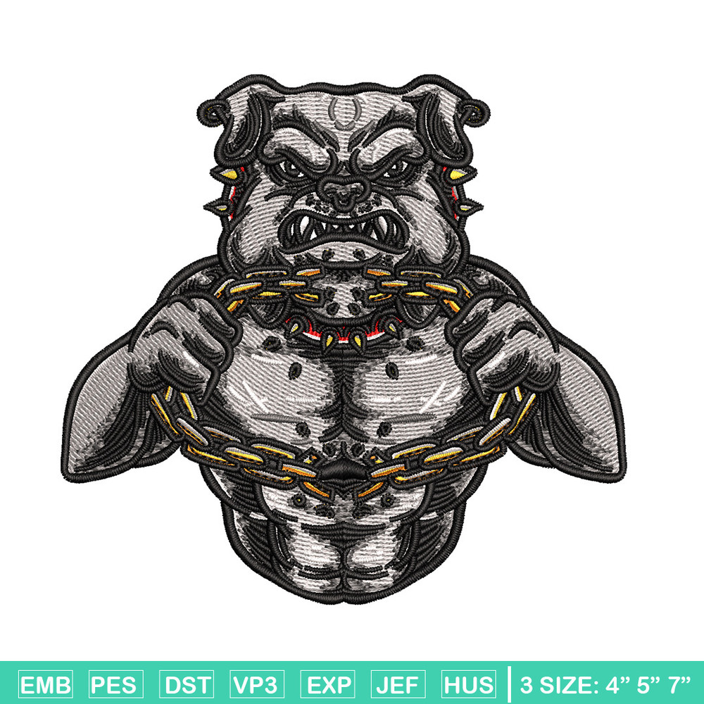 Bull dog body embroidery design, Bull embroidery, Embroidery file, Embroidery shirt, Emb design, Digital download.jpg