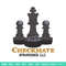 Check mate embroidery design, Chess embroidery, Embroidery file, Embroidery shirt, Emb design, Digital download.jpg