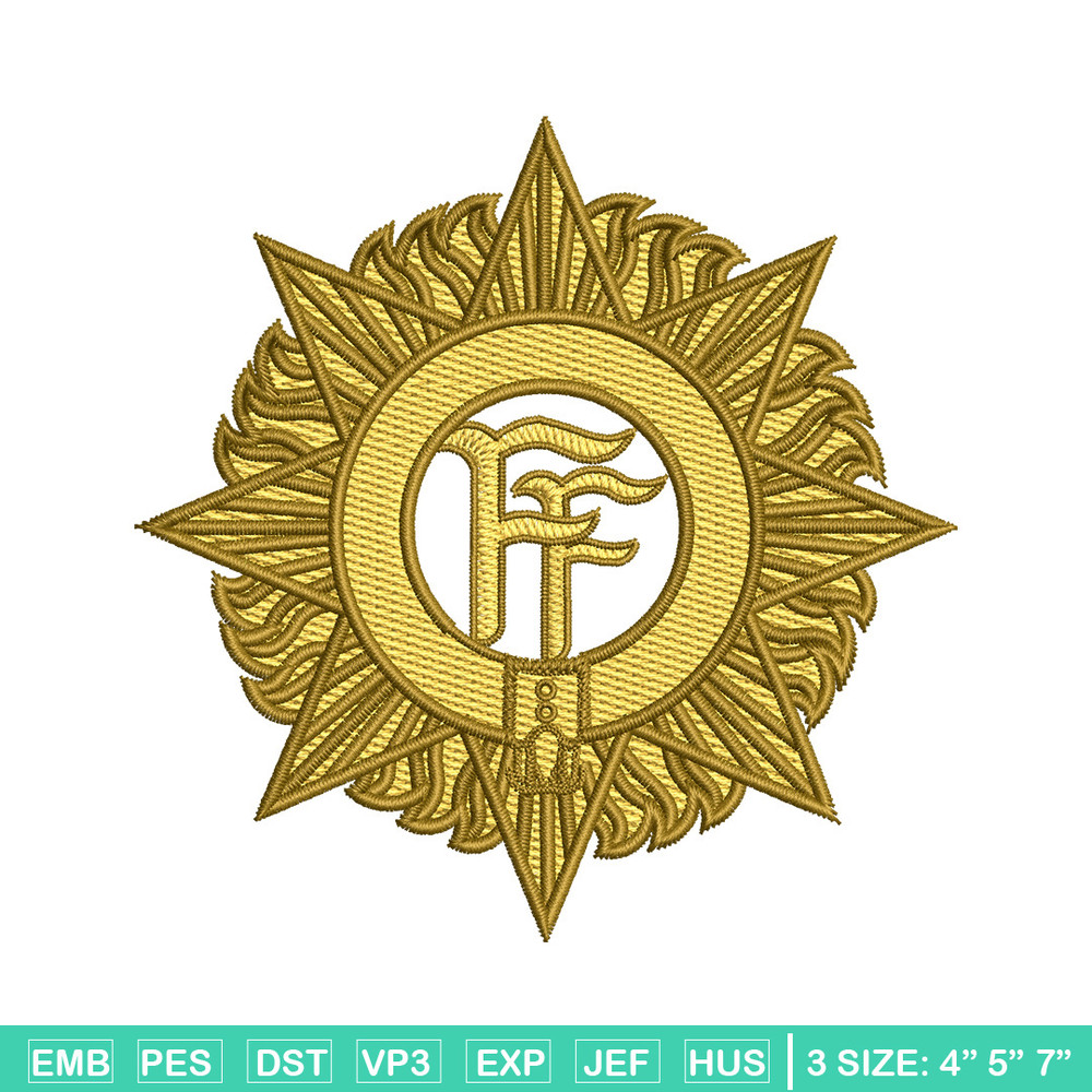 Ff logo embroidery design, Logo embroidery, Embroidery file, Embroidery shirt, Emb design, Digital download.jpg