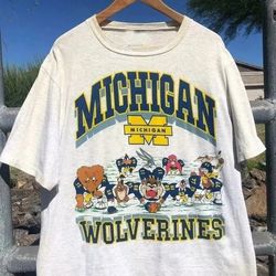 vintage 90s michigan wolverines shirt, university michigan shirt, michigan wolverines shirt 2023 shirt, university of mi